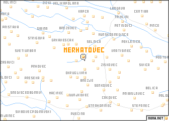 map of Merhatovec