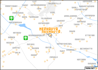 map of Merẖavya