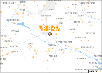 map of Merẖavya