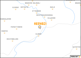 map of Merhazi
