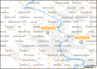 map of Merheim