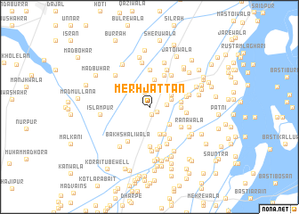 map of Merh Jattān