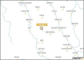 map of Meriao