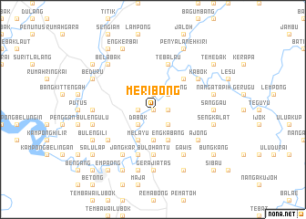 map of Meribong