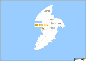 map of Mérichas