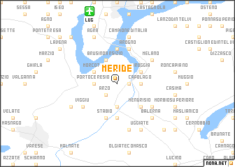 map of Meride