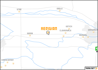 map of Meridian