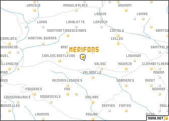 map of Mérifons
