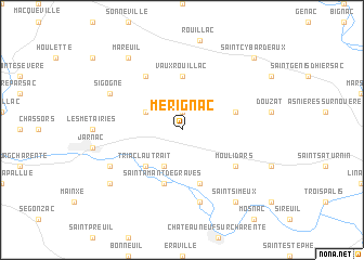 map of Mérignac