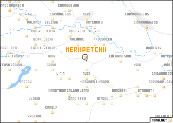 map of Merii Petchii