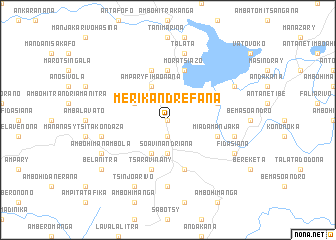 map of Merikandrefana