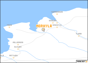 map of Merikylä