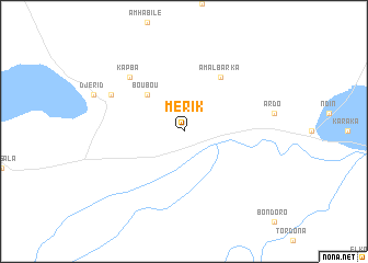 map of Mérik