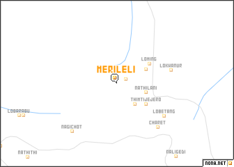 map of Merileli