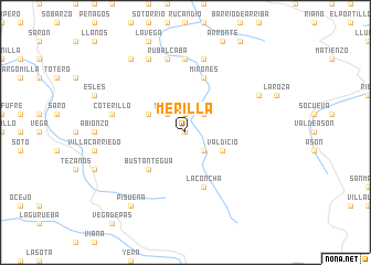 map of Merilla