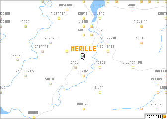 map of Merille