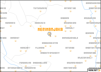 map of Merimanjaka