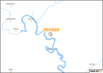 map of Merimun