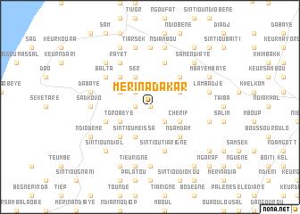 map of Mérina Dakar