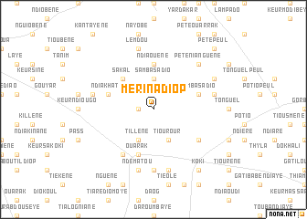 map of Mérina Diop