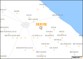 map of Merine