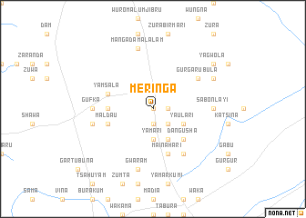 map of Meringa