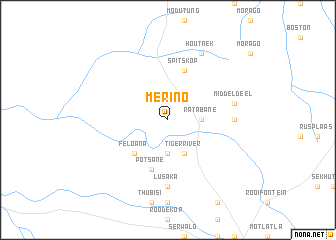 map of Merino