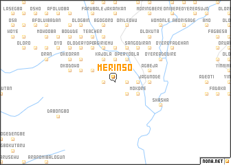 map of Merinso