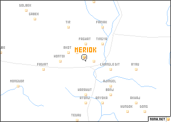 map of Meriok