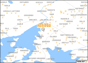 map of Meripää