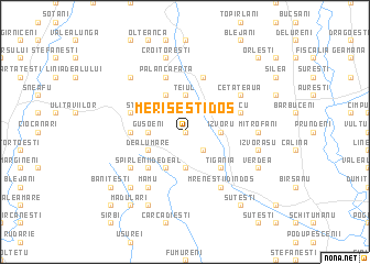 map of Merişeşti-Dos