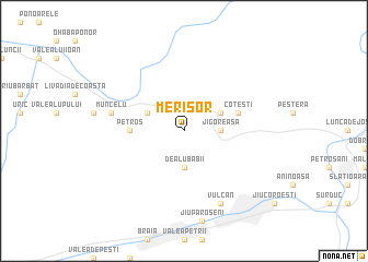 map of Merişor