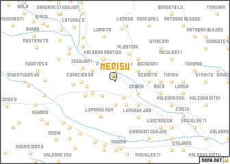 map of Merişu