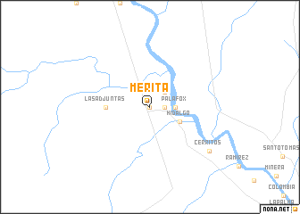 map of Merita