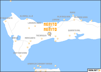 map of Mérito