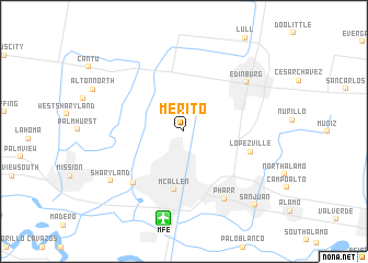 map of Merito