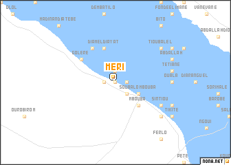 map of Méri