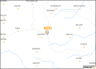 map of Méri