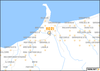 map of Merì