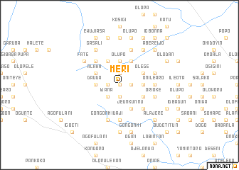 map of Meri