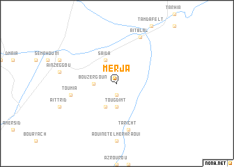 map of Merja