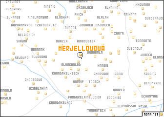 map of Merj el Lououa