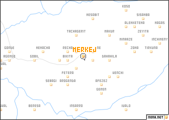 map of Merkej