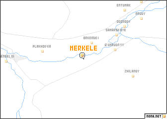 map of Merkele