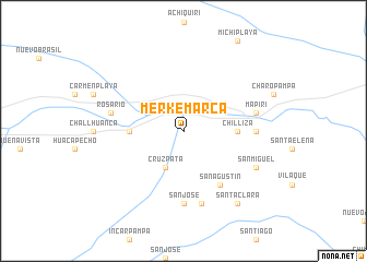 map of Merke Marca