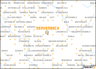 map of Merkenbach