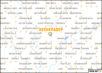 map of Merkendorf