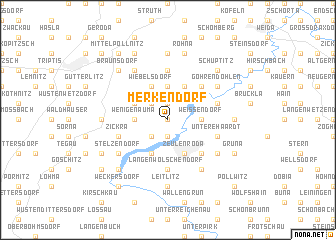 map of Merkendorf