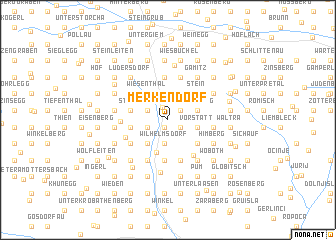 map of Merkendorf