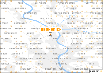 map of Merkenich